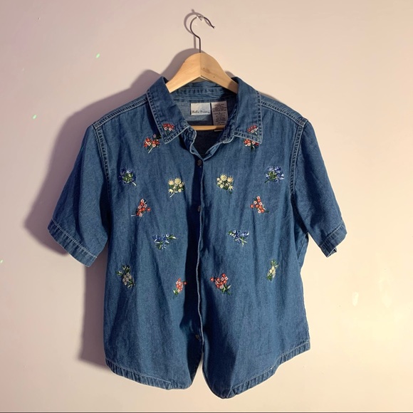 Embroidery flower jacket - Picture 1 of 3